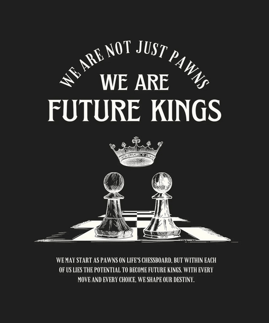 Chess Pawns Kings - DTF Ready to Press - Heat Press Transfer