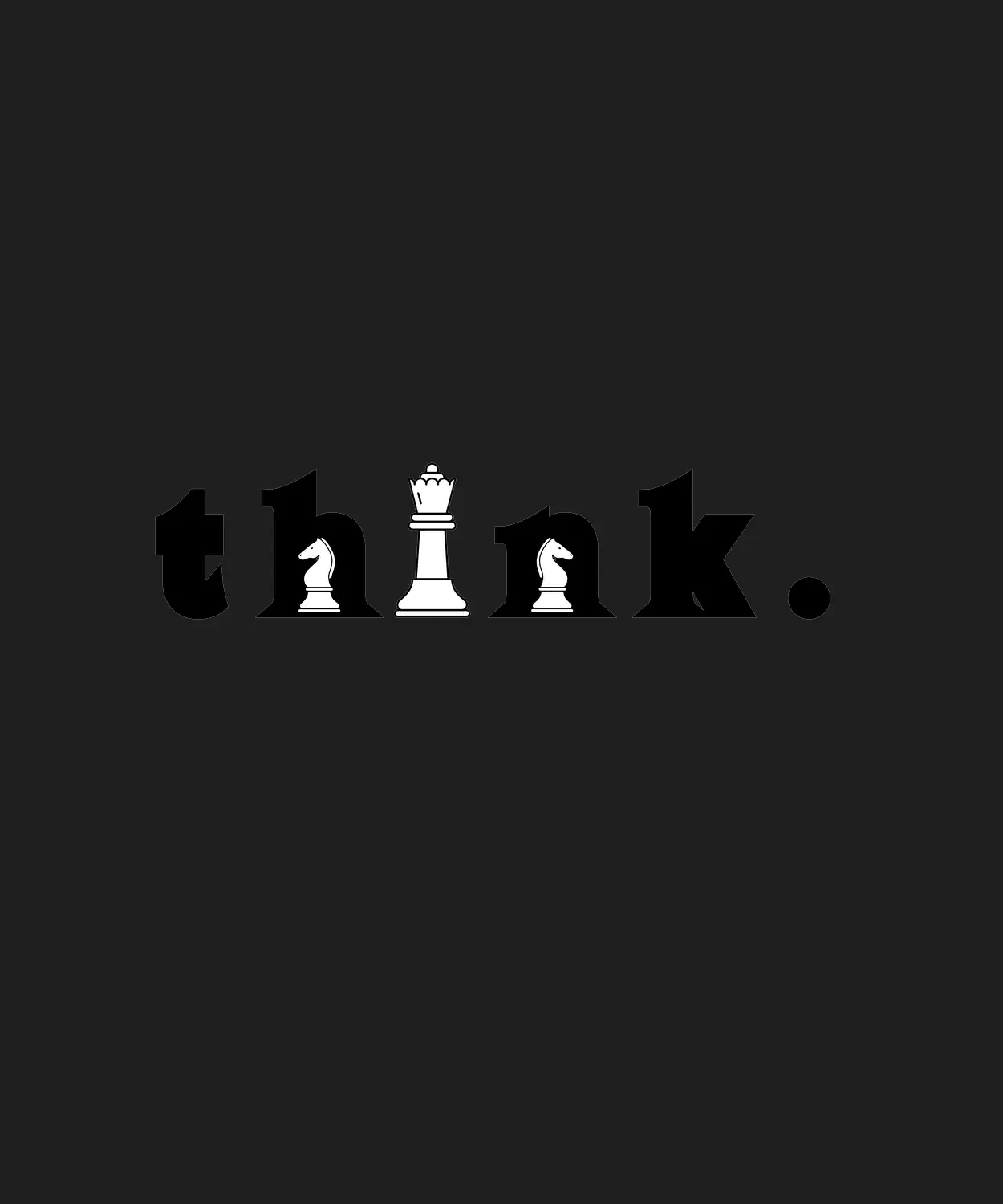 Chess Strategy - DTF Ready to Press (black_bg)
