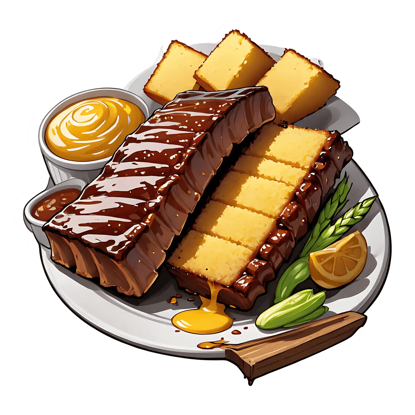 Chocolate Honey Cake - Sticker - Heat Press Transfer