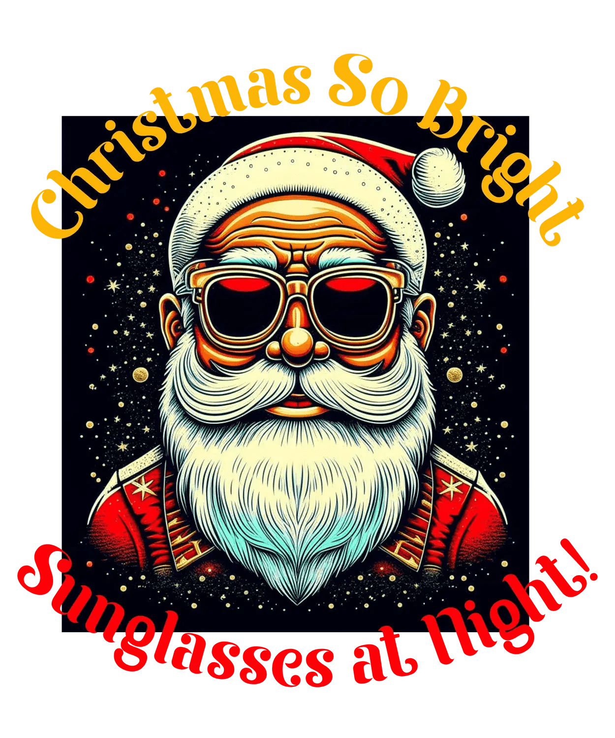 Christmas Santa - DTF Ready to Press (original)