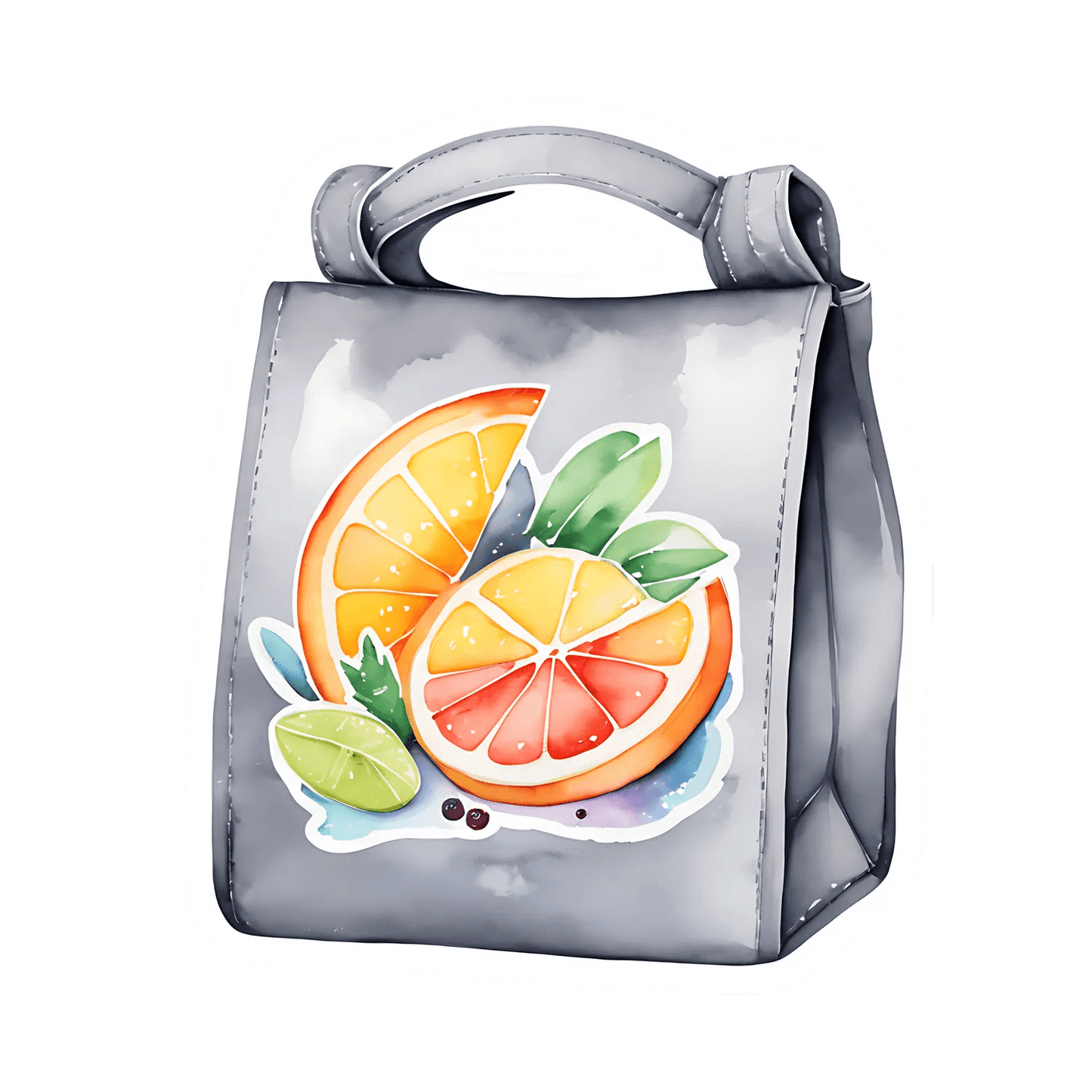 Citrus Medley Sticker - Colorful UV DTF Design - Heat Press Transfer