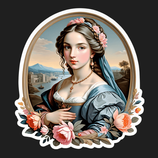 Classic Beauty Portrait - Sticker - Heat Press Transfer
