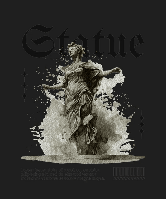 Classical Statue - DTF Ready to Press - Heat Press Transfer