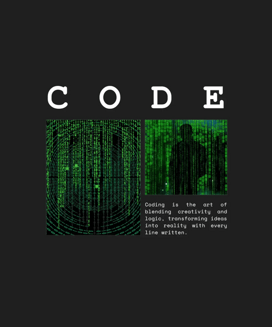 Code Matrix - DTF Ready to Press - Heat Press Transfer