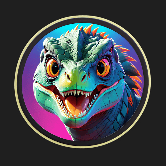 Colorful Dragon Sticker - Vibrant Appeal - Heat Press Transfer