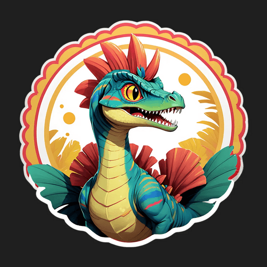 Colorful Dragon Sticker - Vibrant and Eye-Catching - Heat Press Transfer