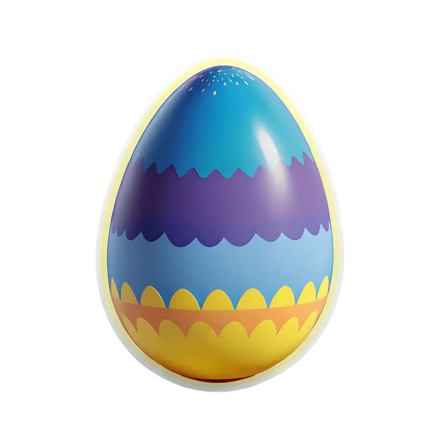 Colorful Easter Egg - Sticker - Heat Press Transfer
