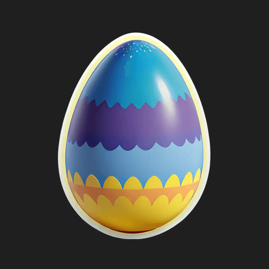 Colorful Easter Egg - Sticker - Heat Press Transfer