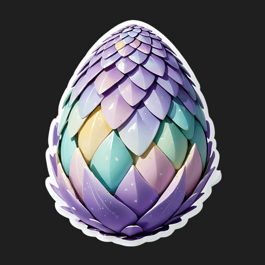 Colorful Egg - Sticker - Heat Press Transfer