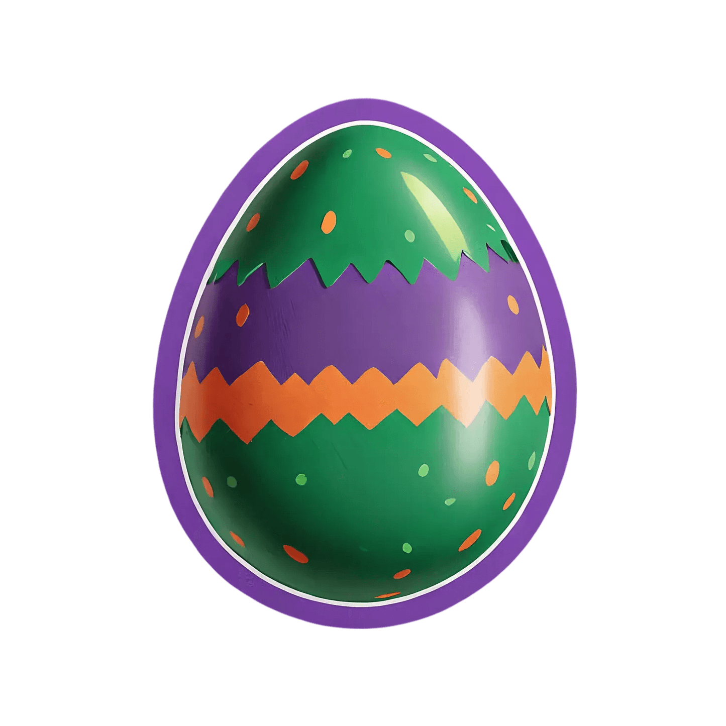 Colorful Egg Sticker - UV Decorative Decal - Heat Press Transfer