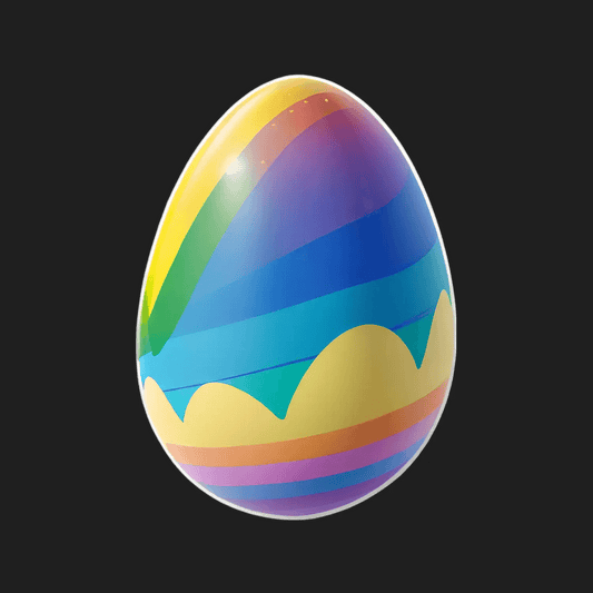 Colorful Egg - UV DTF Sticker - Heat Press Transfer