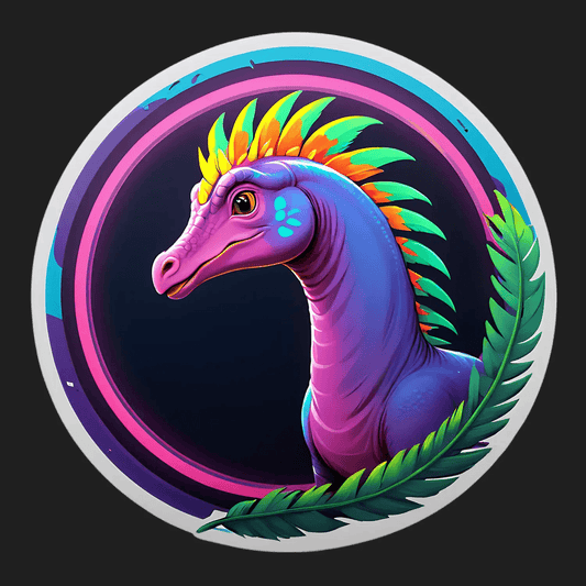 Colorful Feathered Serpent - Sticker - Heat Press Transfer