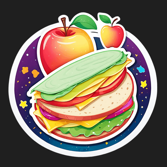 Colorful Food Fantasy - Sticker - Heat Press Transfer