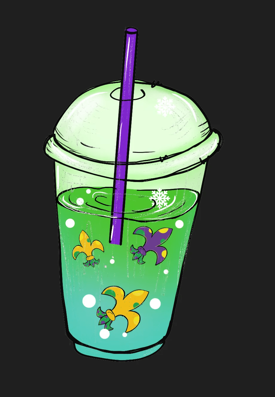 Colorful Butterflies Drink - DTF Ready to Press - Heat Press Transfer