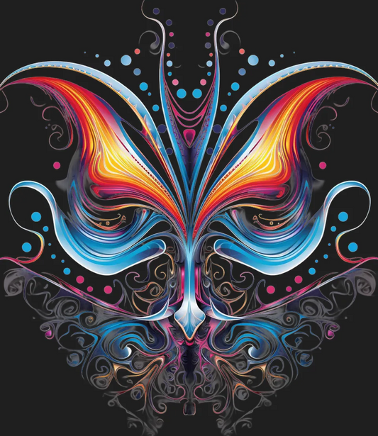 Colorful Butterfly - DTF Ready to Press - Heat Press Transfer