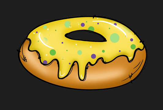 Colorful Donut - DTF Ready to Press - Heat Press Transfer