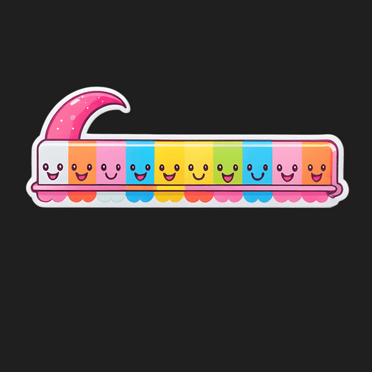 Colorful Pianos - Sticker - Heat Press Transfer