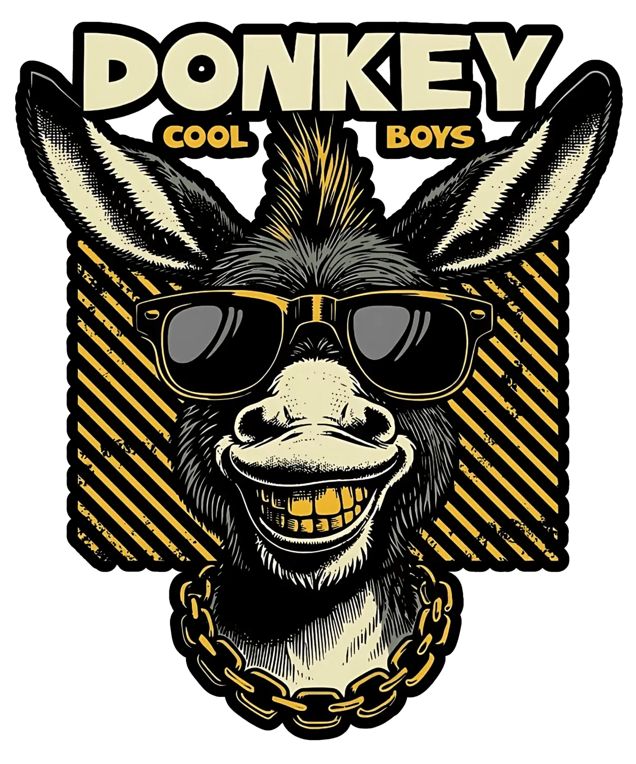 Cool Donkey Boys - DTF Ready to Press - Heat Press Transfer