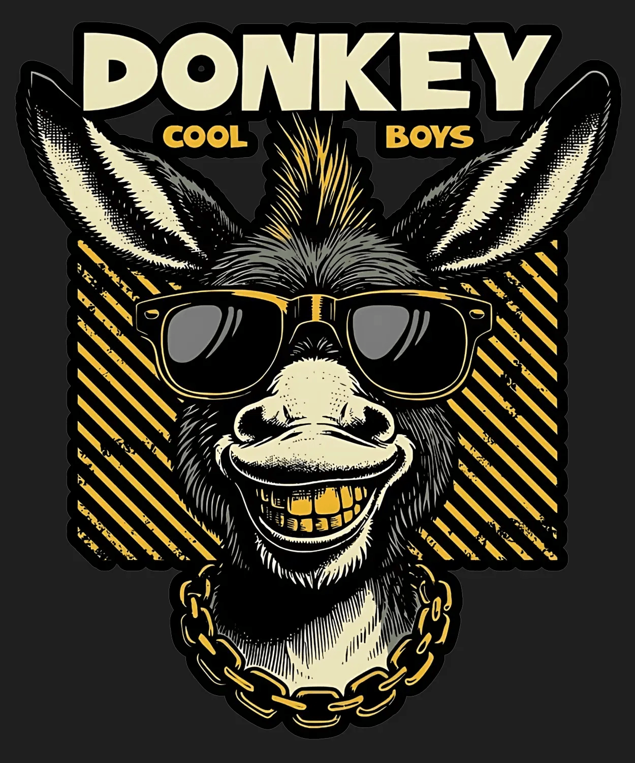 Cool Donkey Boys - DTF Ready to Press - Heat Press Transfer