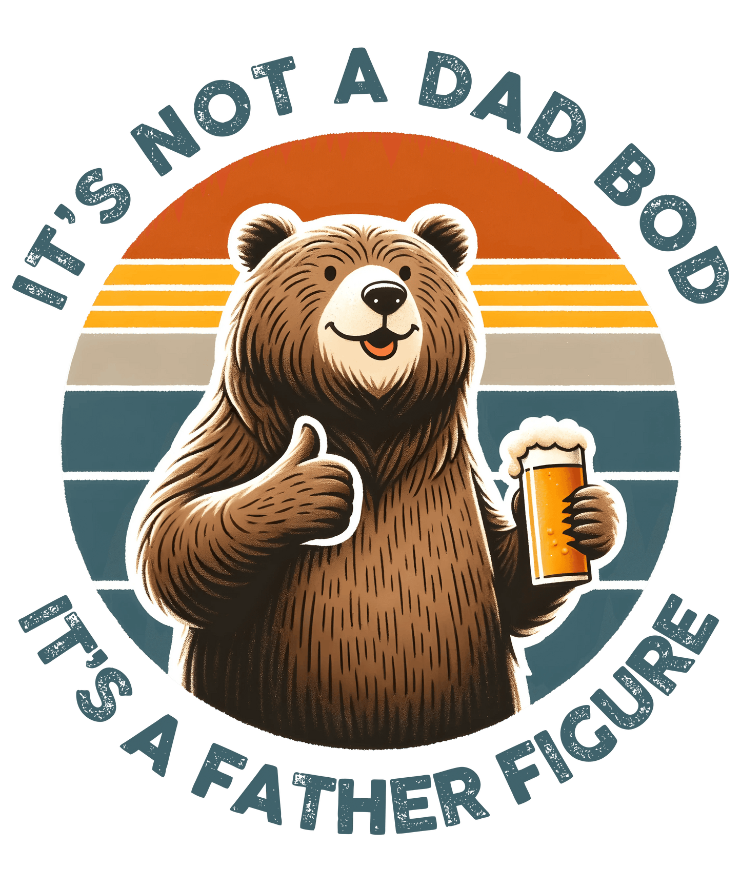 Cool Father's Day Design - DTF Ready To Press - Heat Press Transfer