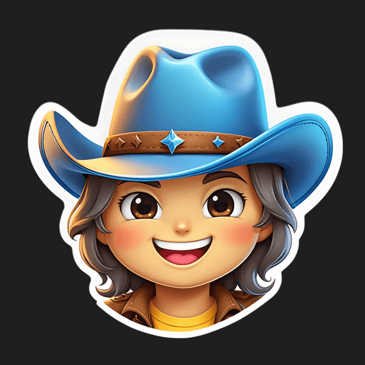 Cowgirl Charm - UV DTF Sticker - Heat Press Transfer