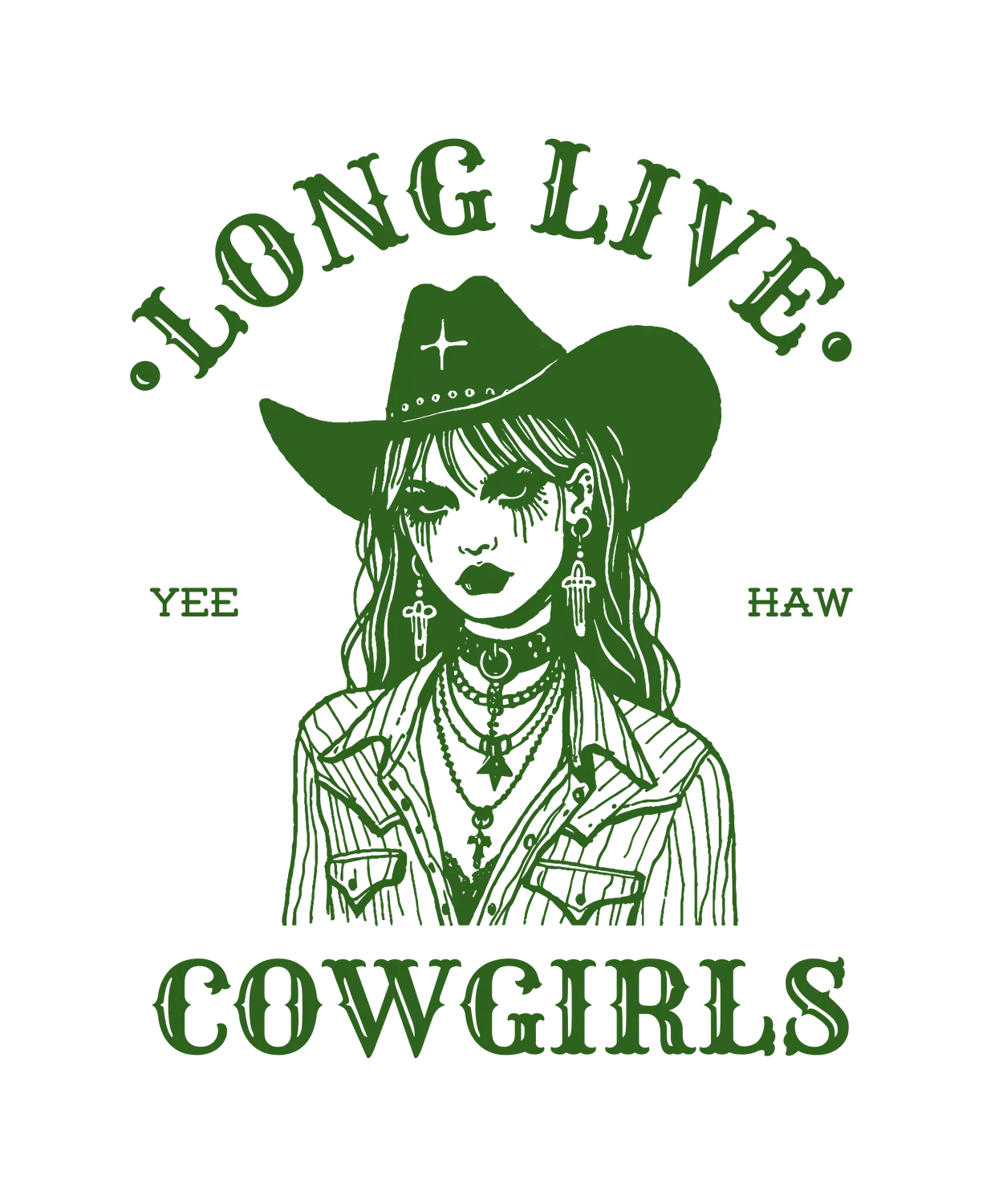 Cowgirl Fashion - DTF Ready to Press (original)