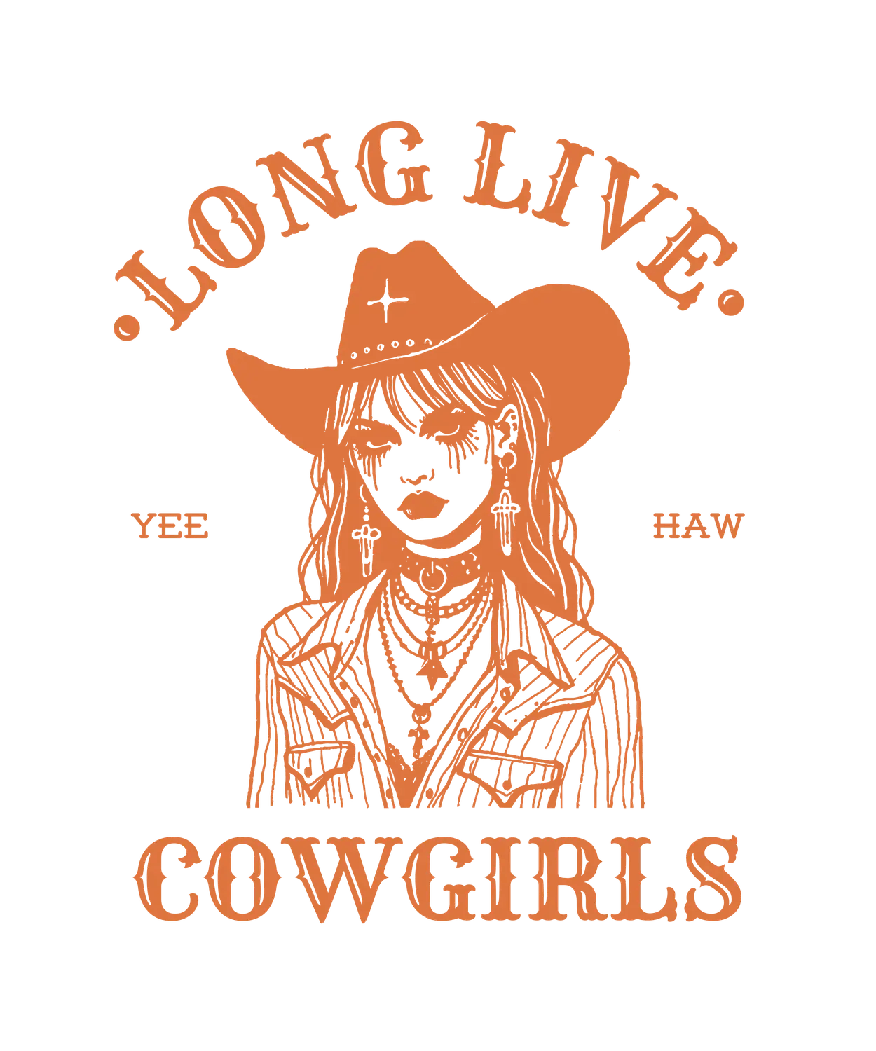 Cowgirls Yee Haw - DTF Ready to Press (original)