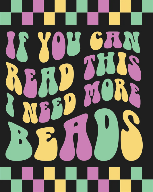 Craft Beads Quote - DTF Ready to Press - Heat Press Transfer