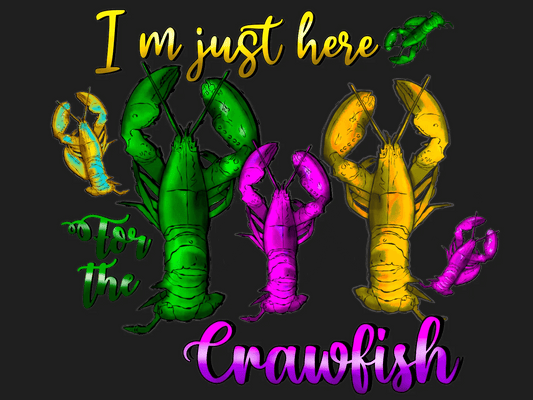 Crawfish Lover - DTF Ready to Press - Heat Press Transfer