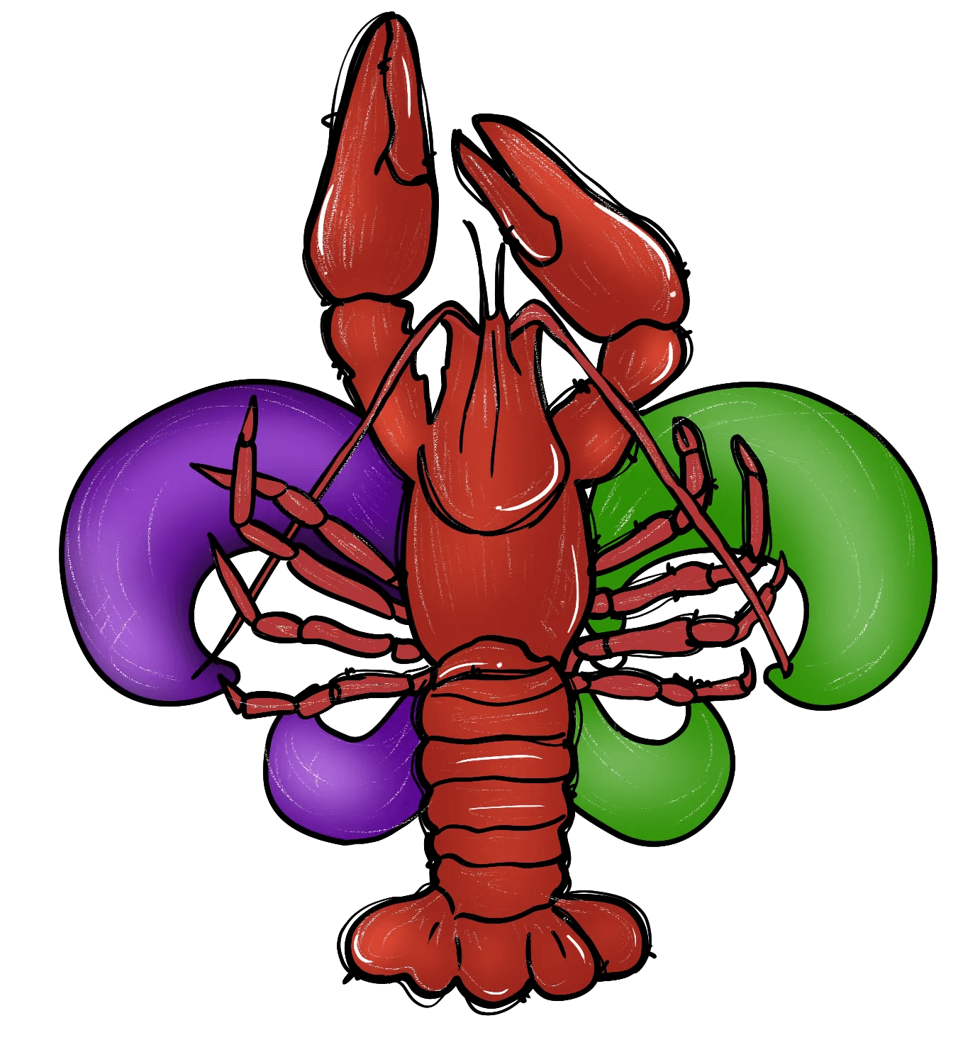Crawfish Vibes - DTF Ready to Press - Heat Press Transfer