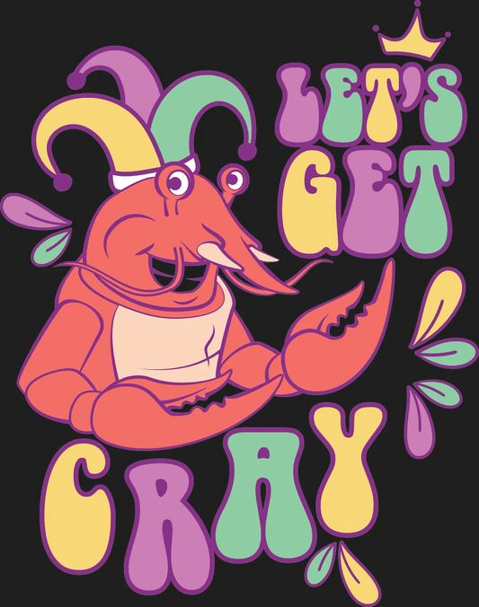 Crayfish Party - DTF Ready to Press - Heat Press Transfer