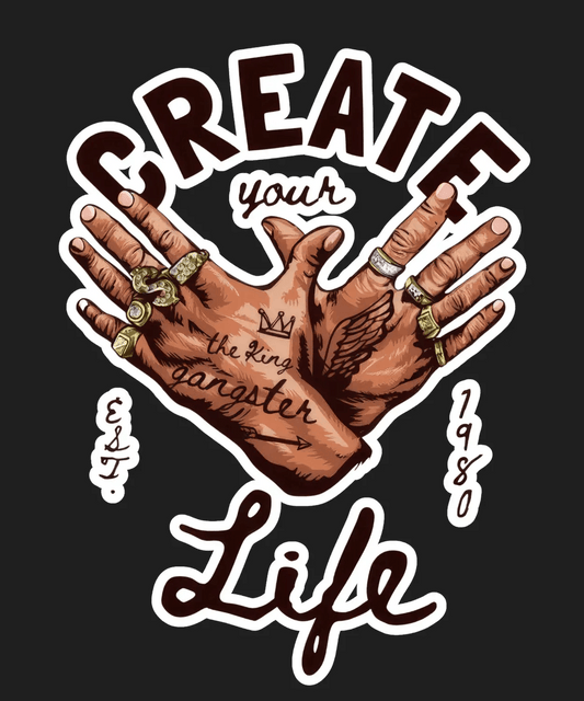 Create Your Life - DTF Ready to Press - Heat Press Transfer