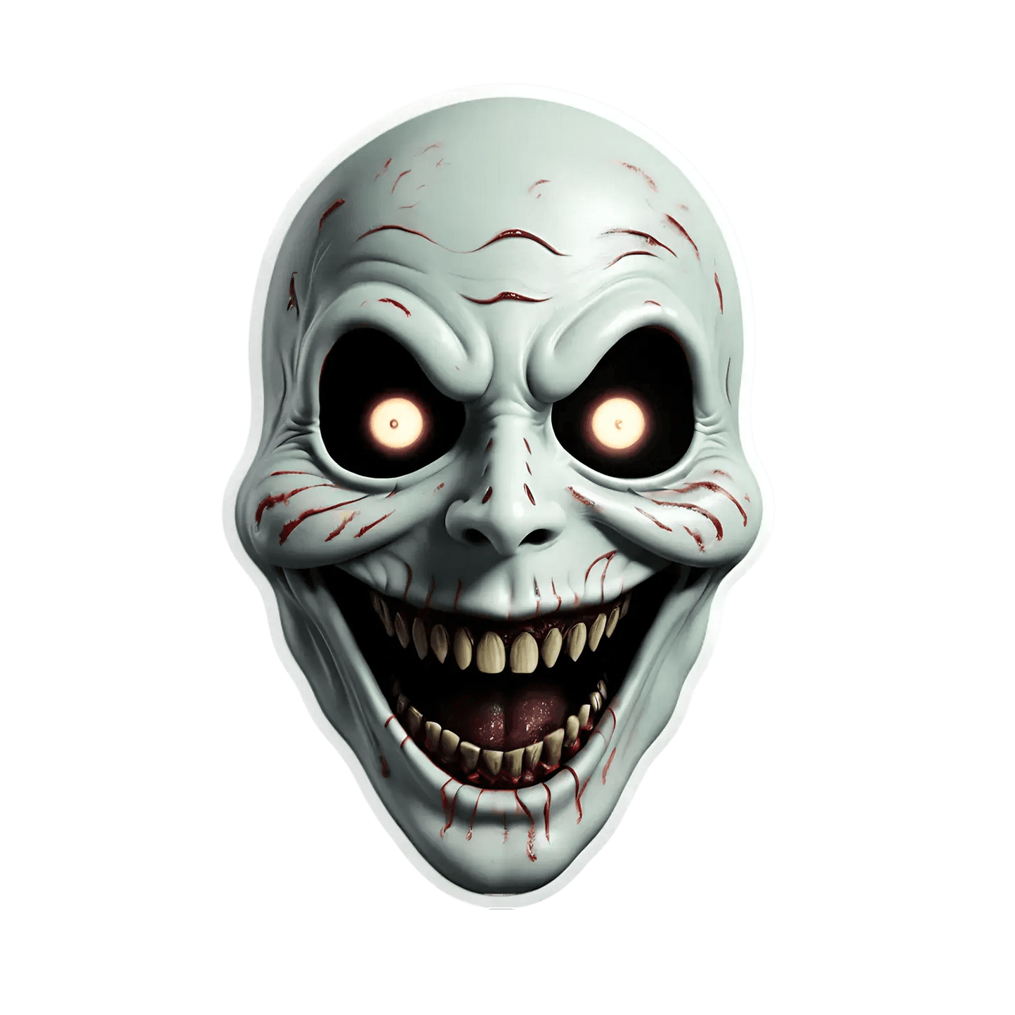Creepy Zombie - Scary Sticker - Heat Press Transfer