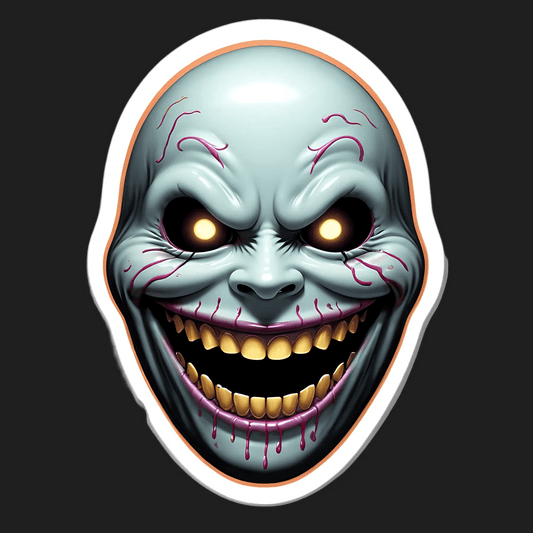 Creepy Clown - Horror Sticker - Heat Press Transfer
