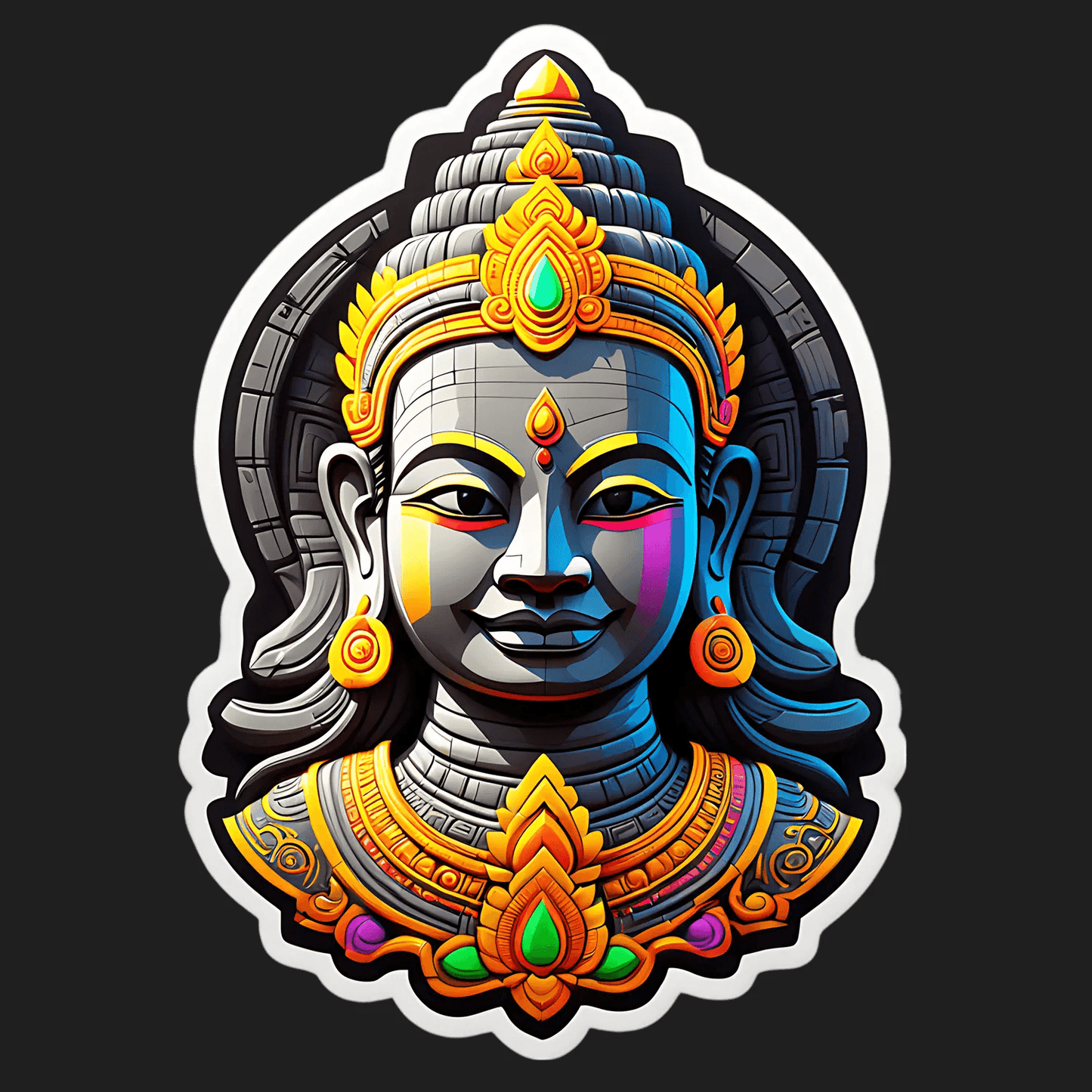 Cultural Icon Sticker - Vibrant UV DTF - Heat Press Transfer