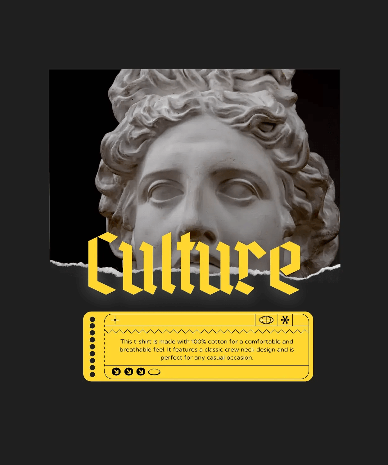 Culture Graphic Tee - DTF Ready to Press - Heat Press Transfer
