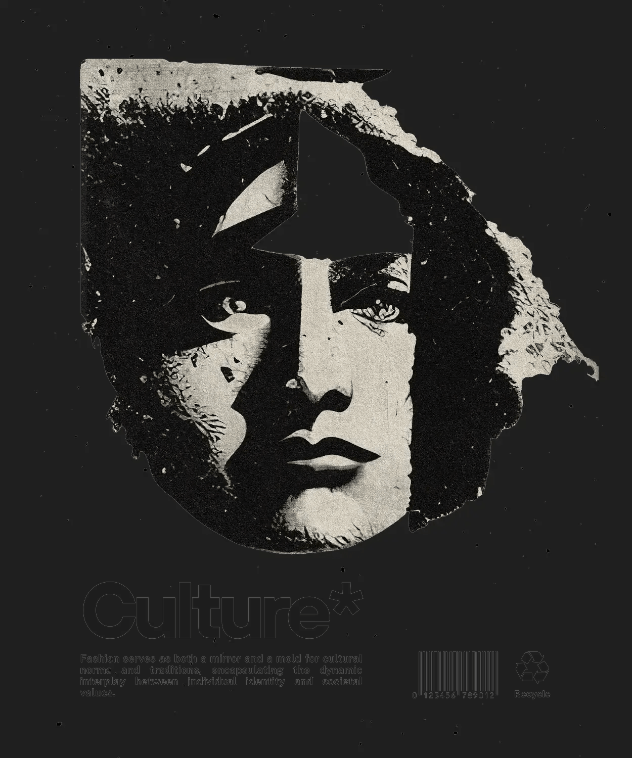 Culture Portrait - DTF Ready to Press (black_bg)