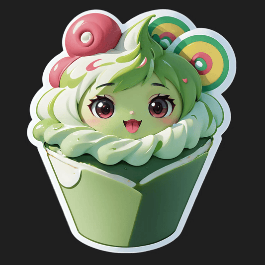 Cupcake Cutie - UV DTF Sticker - Heat Press Transfer