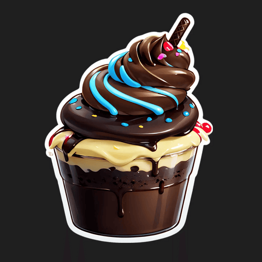 Cupcake Delight - Sticker - Heat Press Transfer