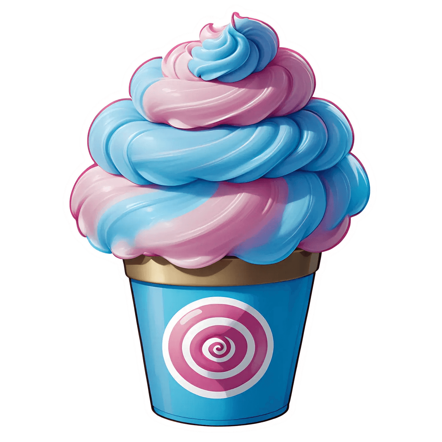 Cupcake Swirl - Sticker - Heat Press Transfer