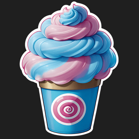 Cupcake Swirl - Sticker - Heat Press Transfer