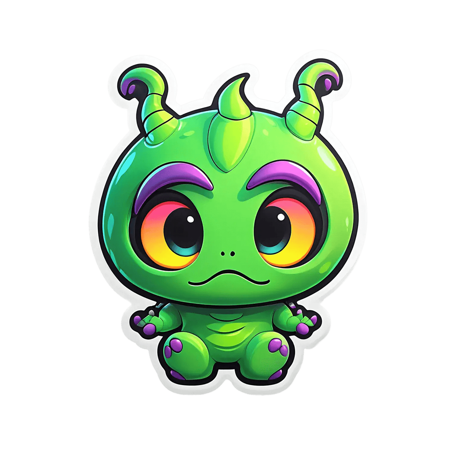 Cute Alien - Sticker for Fun & Decor - Heat Press Transfer