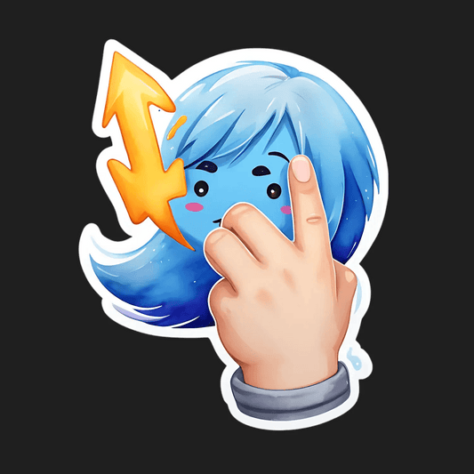 Cute Anime Face - Sticker - Heat Press Transfer