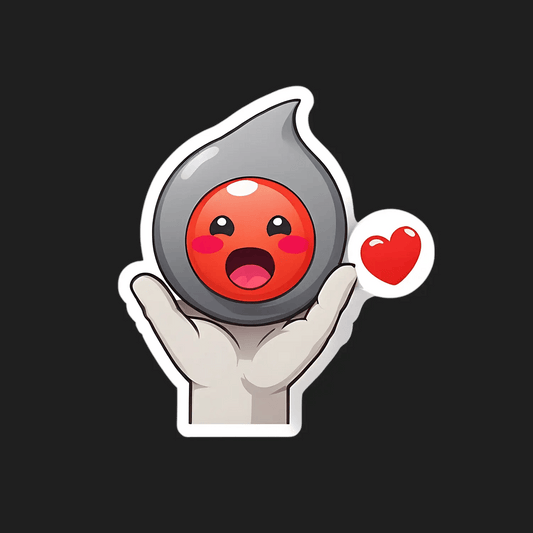 Cute Astronaut Heart - Sticker - Heat Press Transfer