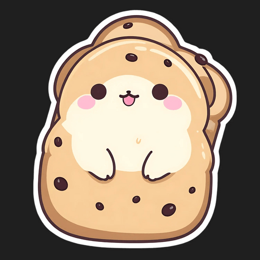 Cute Bearbread - Sticker - Heat Press Transfer