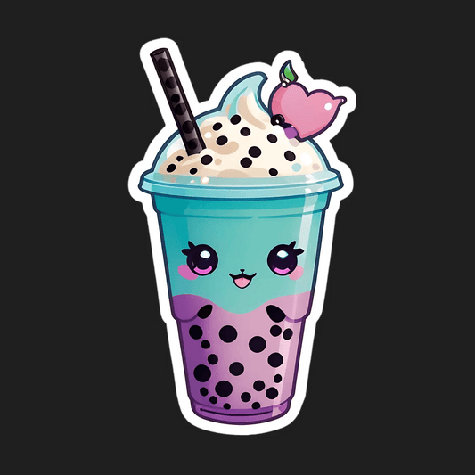 Cute Boba Tea - Sticker - Heat Press Transfer