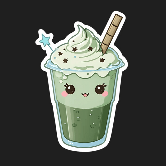 Cute Bubble Tea - Sticker - Heat Press Transfer