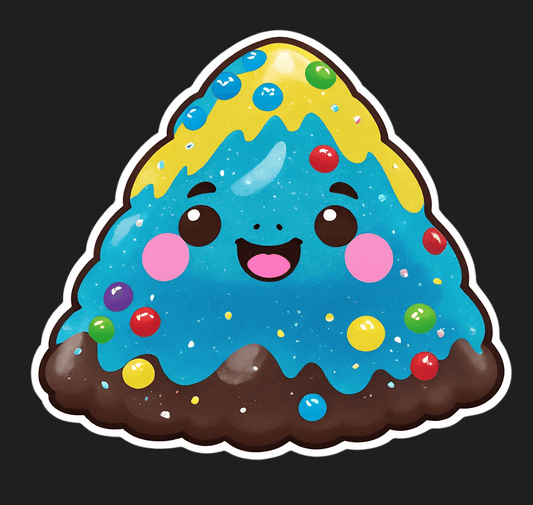 Cute Candy Mountain - Sticker - Heat Press Transfer