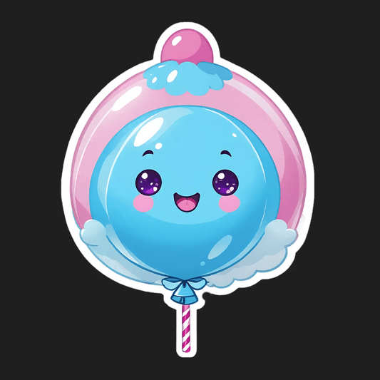 Cute Candy Sticker - Colorful Cartoon Lollipop - Heat Press Transfer