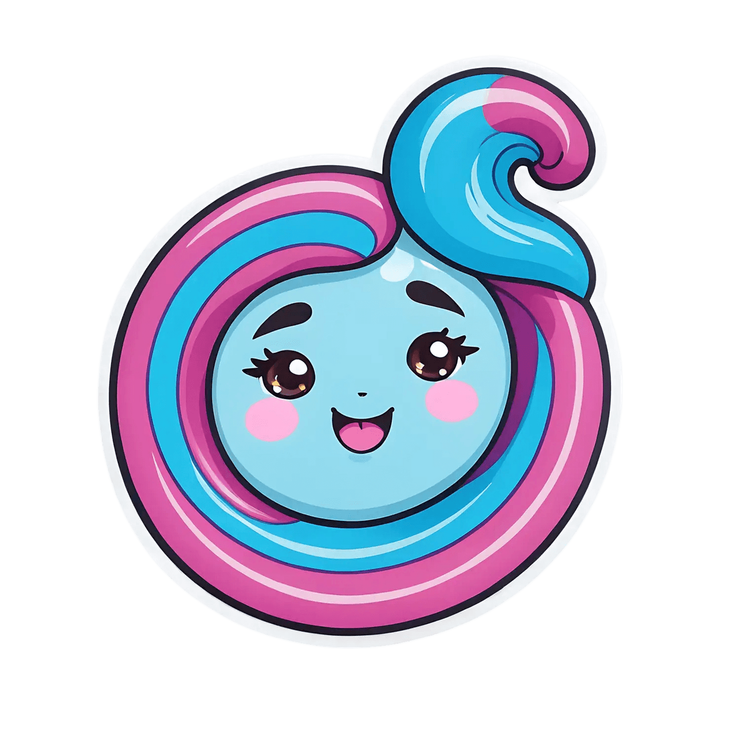Cute Candy Swirl - Sticker - Heat Press Transfer
